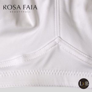 Detail van Rosa Faia Twin Soft bh wit zachte microfiber stof