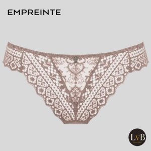 Empreinte Cassiopee string 01151 Rose Sauvage luxe kanten string voor dames