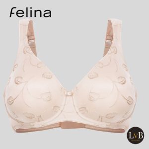 Vrijstaande productfoto van de Felina Emotions beugel bh 656 in blush.