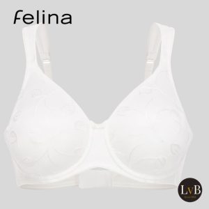 Vrijstaande productfoto van de Felina Emotions beugel bh 656 in vanilla.