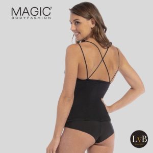 MAGIC Bodyfashion Maxi Sexy Waistnipper zwart achterkant op model