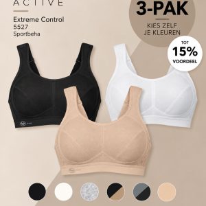 Anita Active Extreme Control 5527 sport-BH voordeel 3-pak – kies zelf je kleuren
