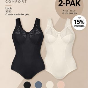 Anita Comfort Lucia 3523 corselet zonder beugels – voordeel 2-pak